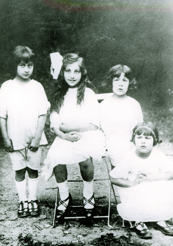 Vilayat, Noor, Hidayat, and Khairunisa. July 5, 1922, Fazal Manzil.